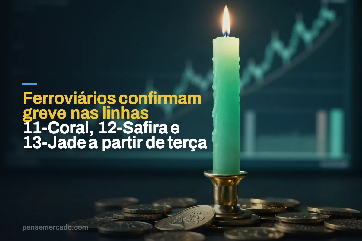Ferroviários confirmam greve nas linhas 11-Coral, 12-Safira e 13-Jade a partir de terça