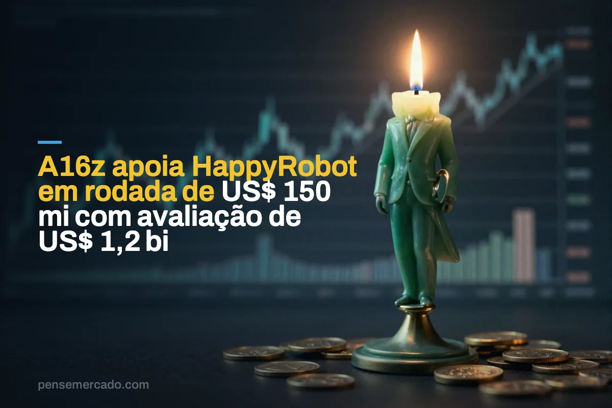 A16z apoia HappyRobot em rodada de US$ 150 mi com avaliação de US$ 1,2 bi