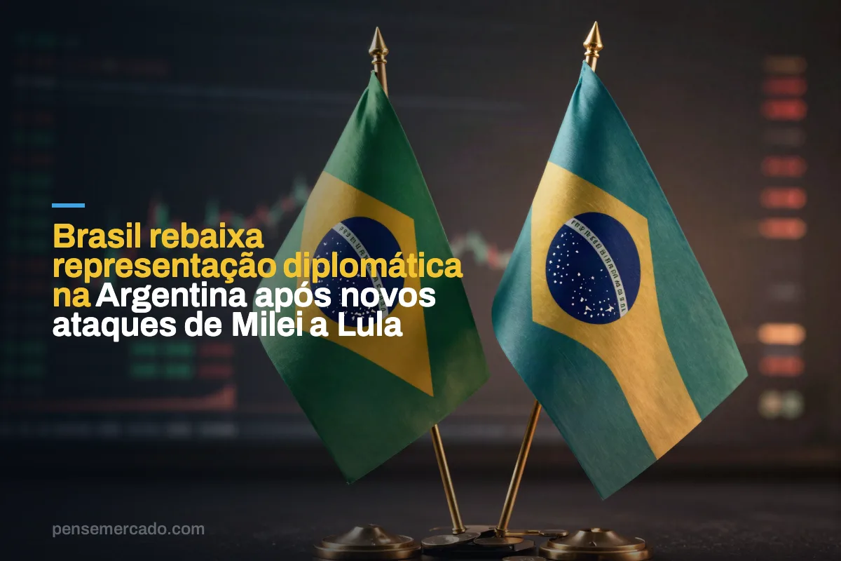 Brasil rebaixa representação diplomática na Argentina após novos ataques de Milei a Lula