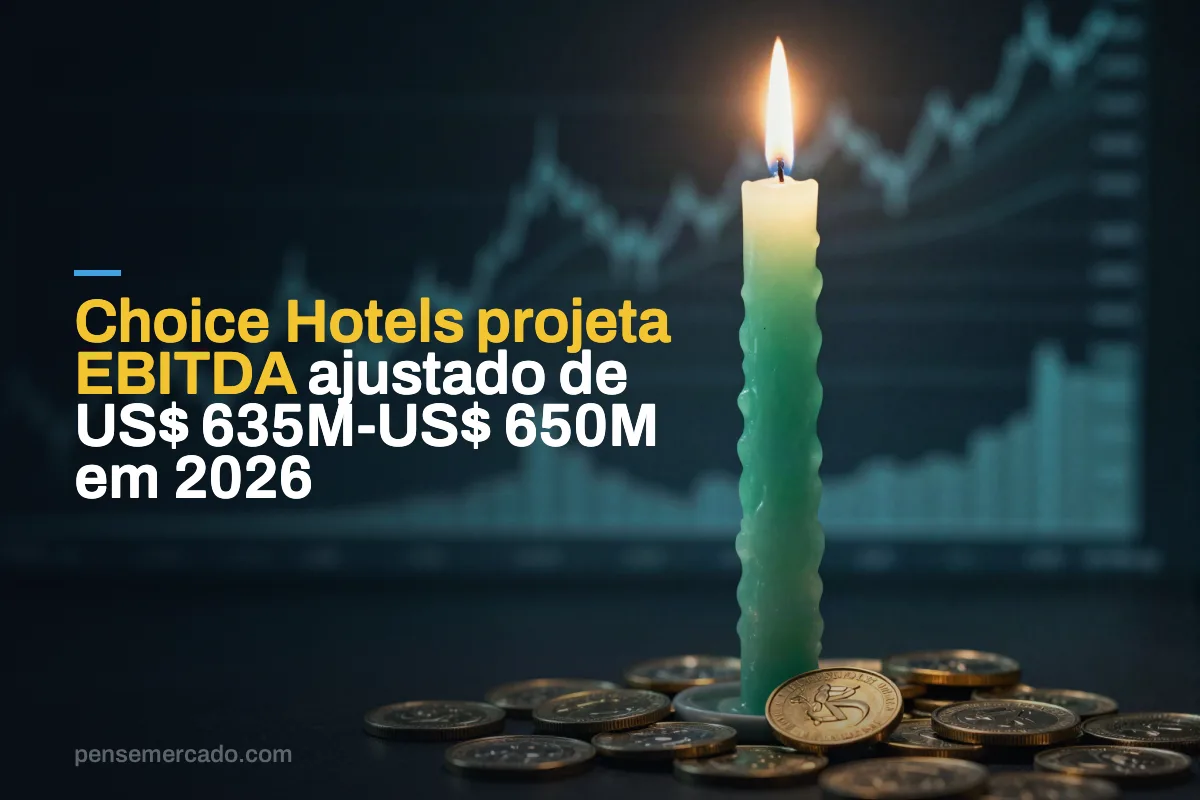 Choice Hotels projeta EBITDA ajustado de US$ 635M-US$ 650M em 2026