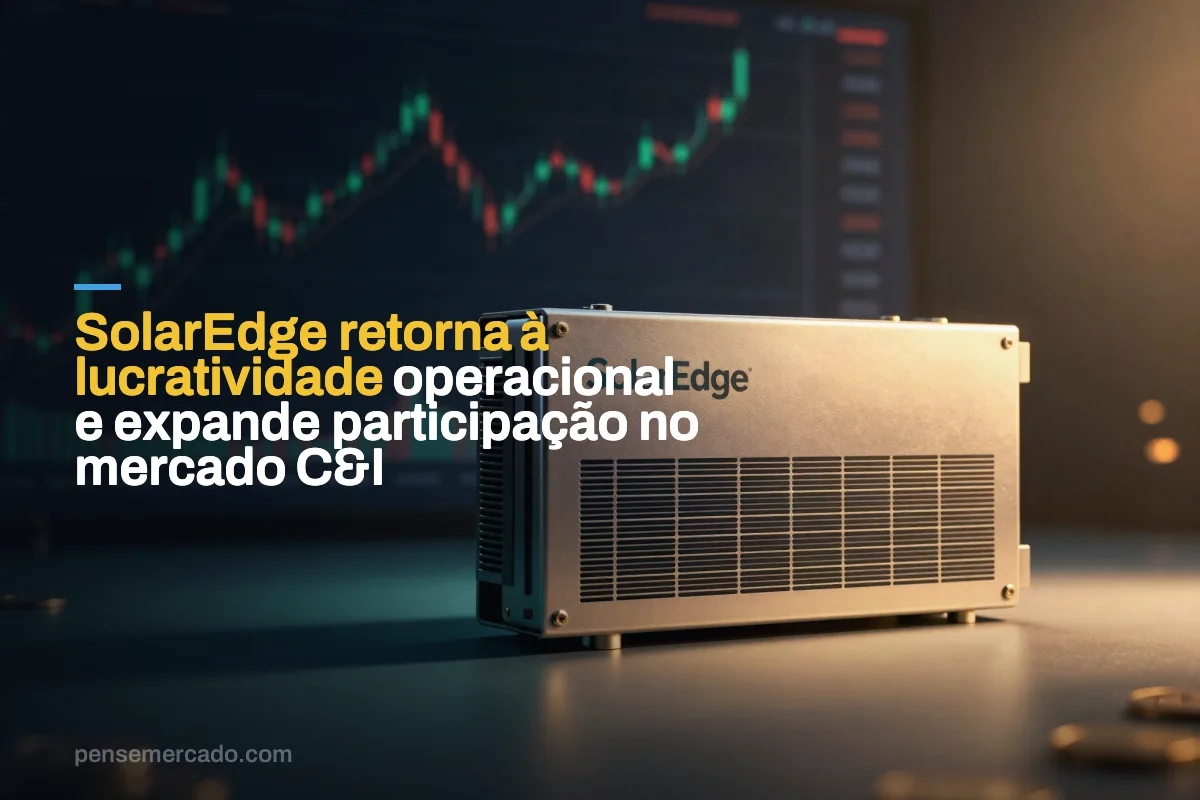 SolarEdge retorna à lucratividade operacional e expande participação no mercado C&I