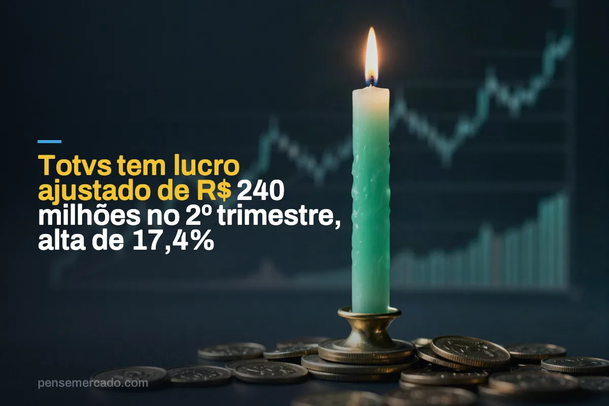Totvs tem lucro ajustado de R$ 240 milhões no 2º trimestre, alta de 17,4%