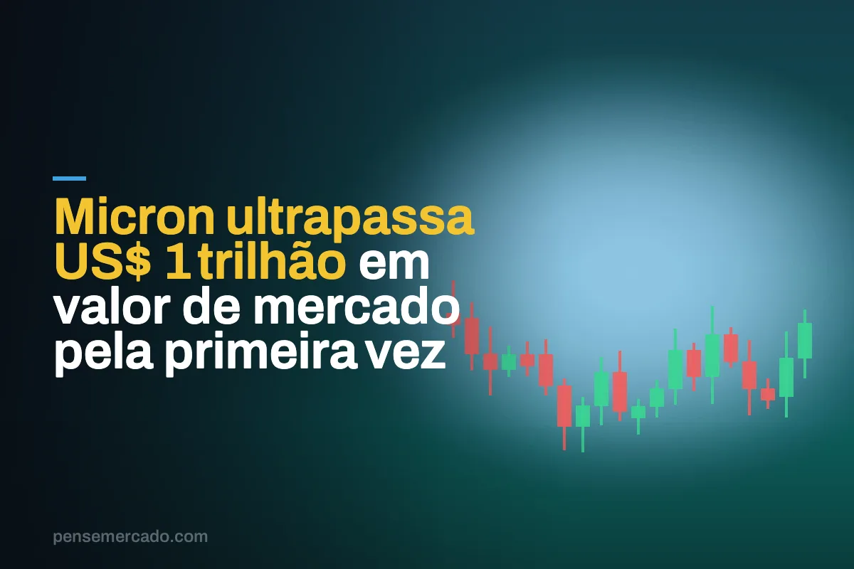 Micron ultrapassa US$ 1 trilhão em valor de mercado pela primeira vez