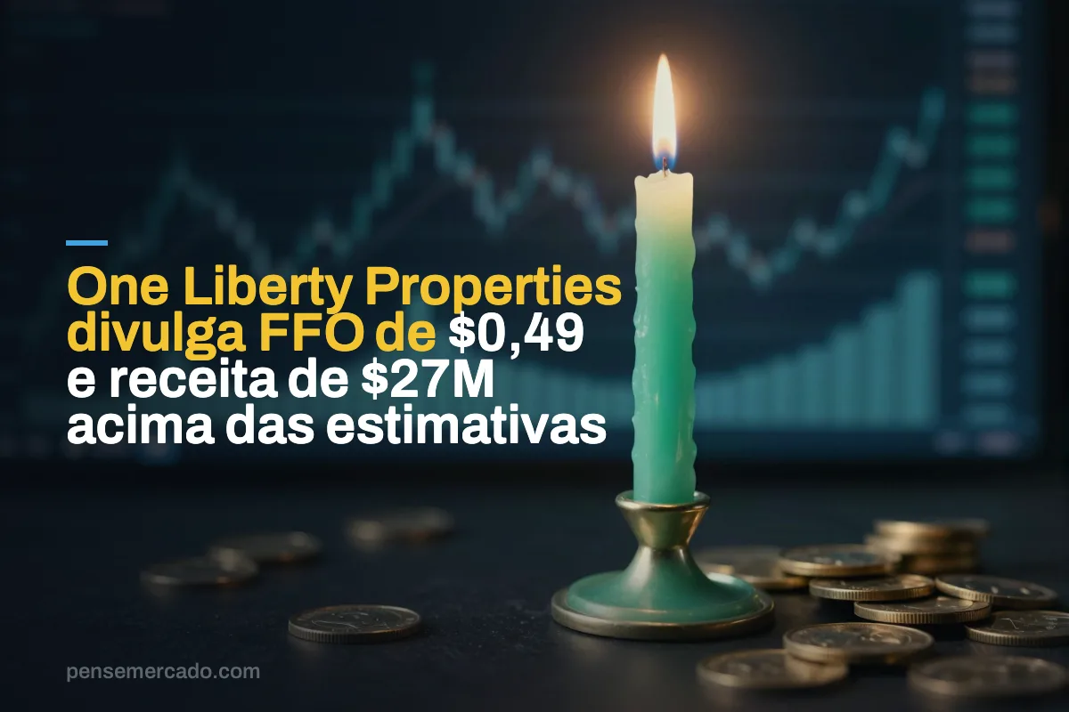 One Liberty Properties divulga FFO de $0,49 e receita de $27M acima das estimativas