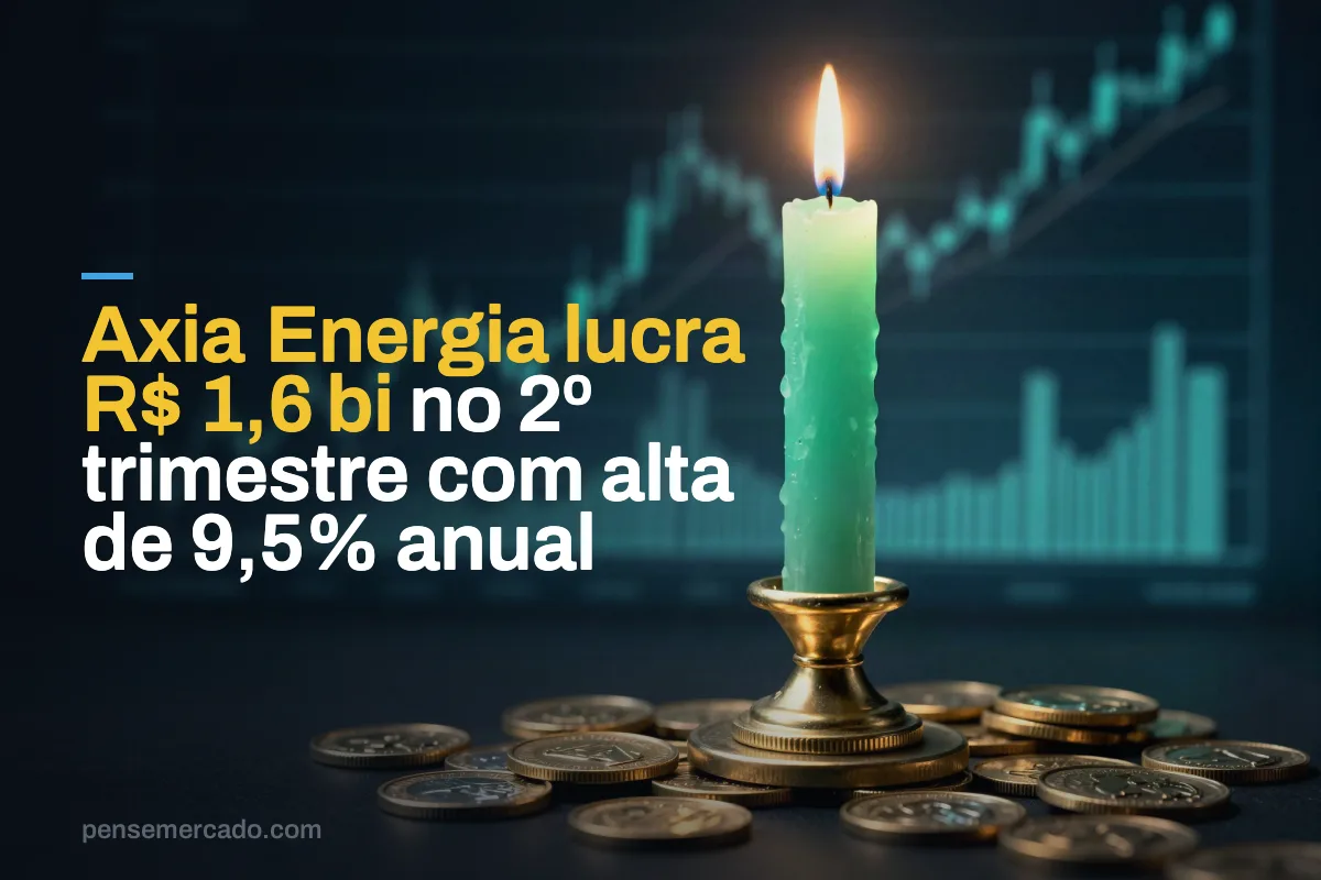 Axia Energia lucra R$ 1,6 bi no 2º trimestre com alta de 9,5% anual