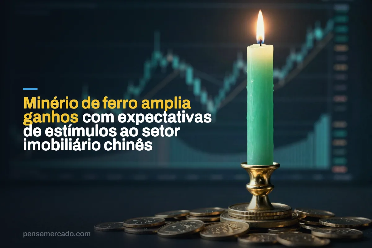 Minério de ferro amplia ganhos com expectativas de estímulos ao setor imobiliário chinês