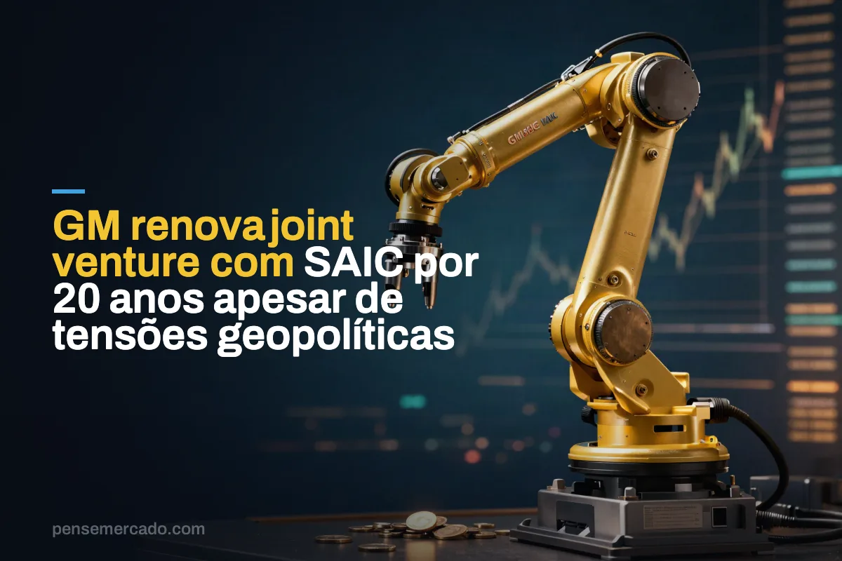 GM renova joint venture com SAIC por 20 anos apesar de tensões geopolíticas