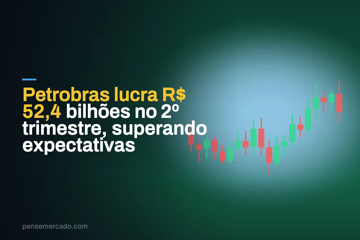 Petrobras lucra R$ 52,4 bilhões no 2º trimestre, superando expectativas
