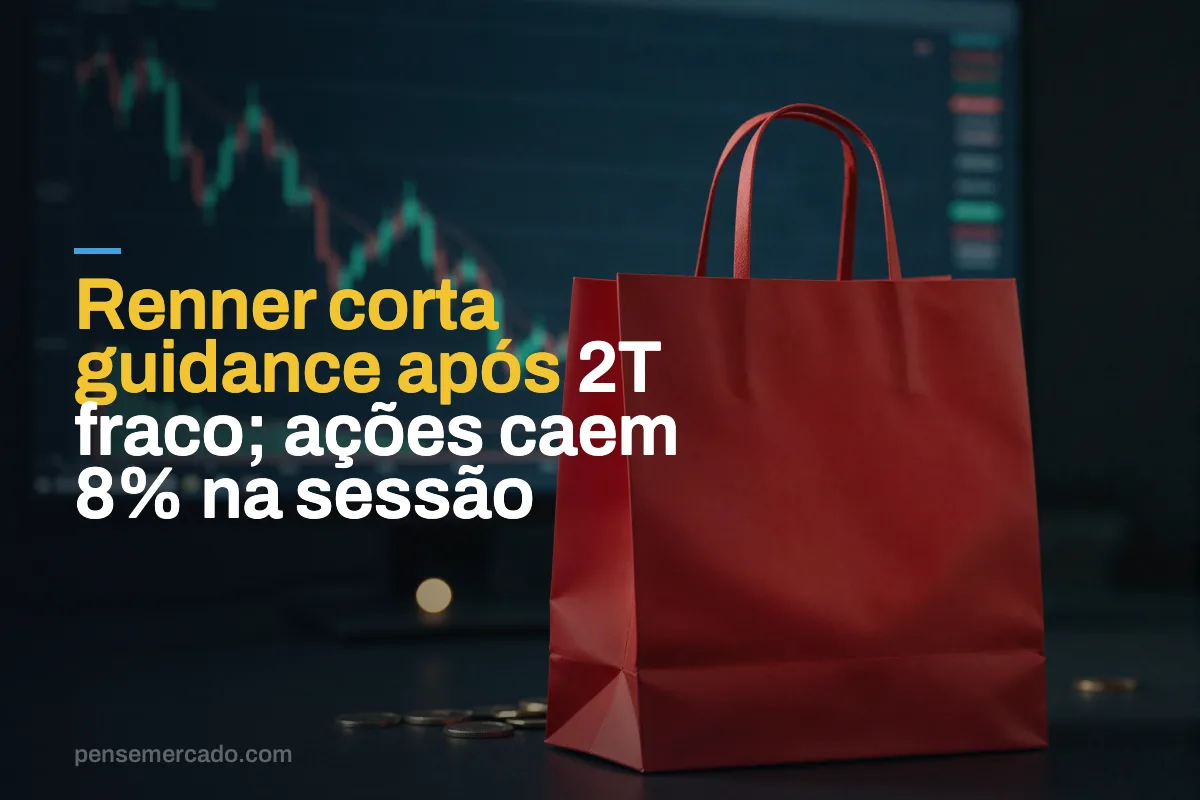 Renner corta guidance após 2T fraco; ações caem 8% na sessão