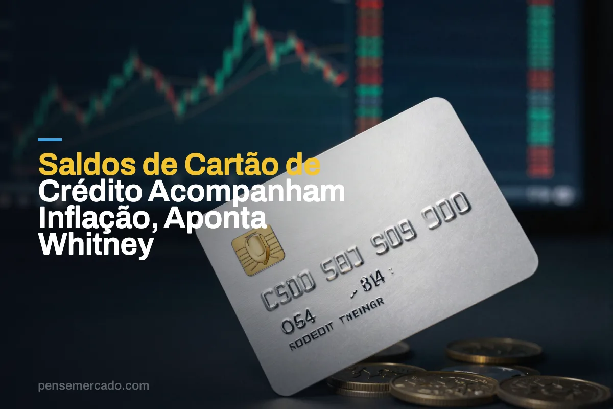 Saldos de Cartão de Crédito Acompanham Inflação, Aponta Whitney
