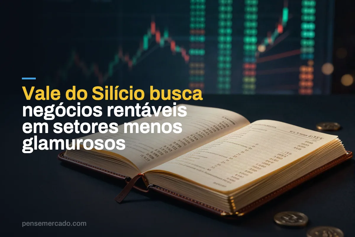 Vale do Silício busca negócios rentáveis em setores menos glamurosos
