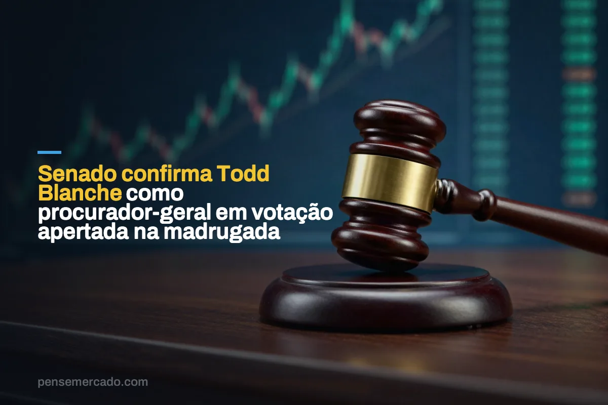 Senado confirma Todd Blanche como procurador-geral em votação apertada na madrugada