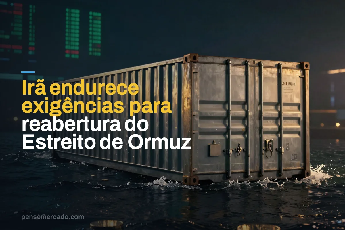 Irã endurece exigências para reabertura do Estreito de Ormuz