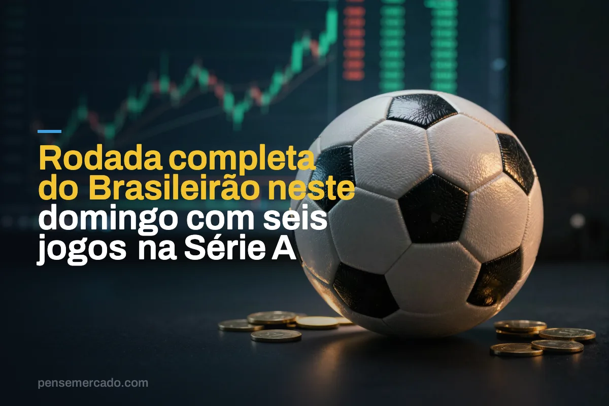 Rodada completa do Brasileirão neste domingo com seis jogos na Série A