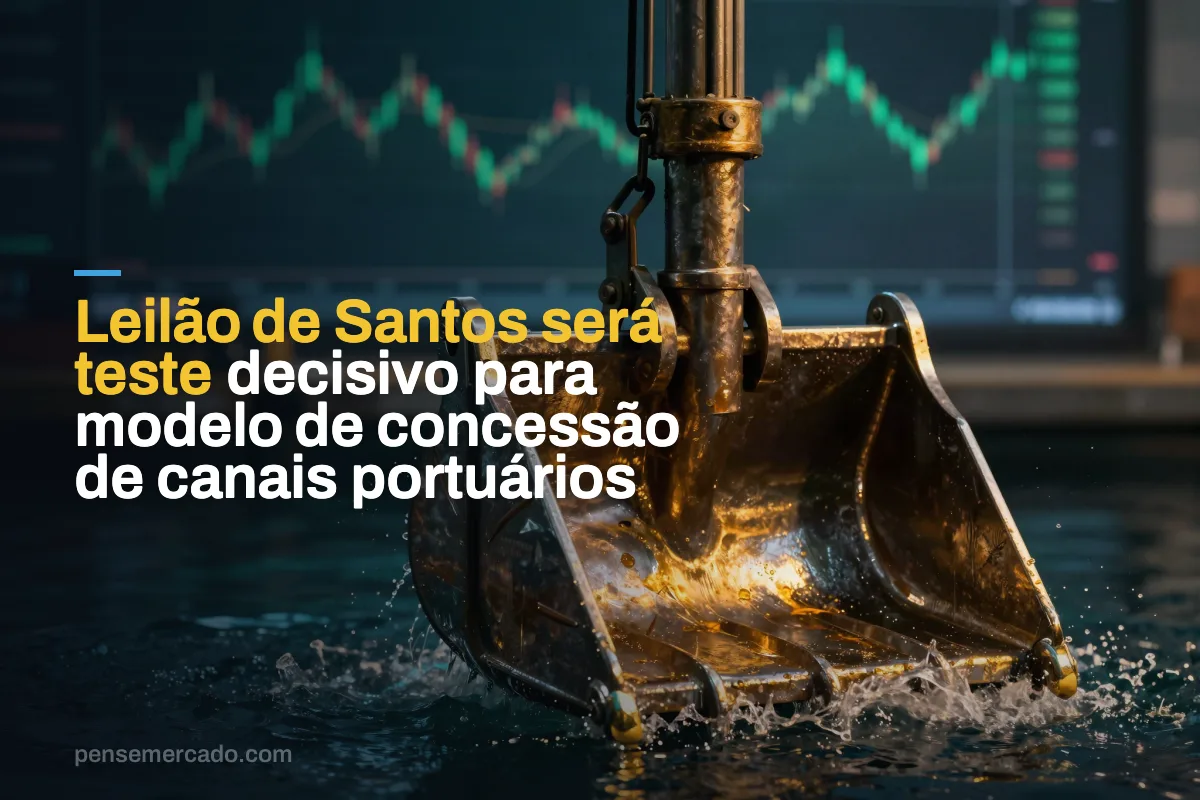 Leilão de Santos será teste decisivo para modelo de concessão de canais portuários