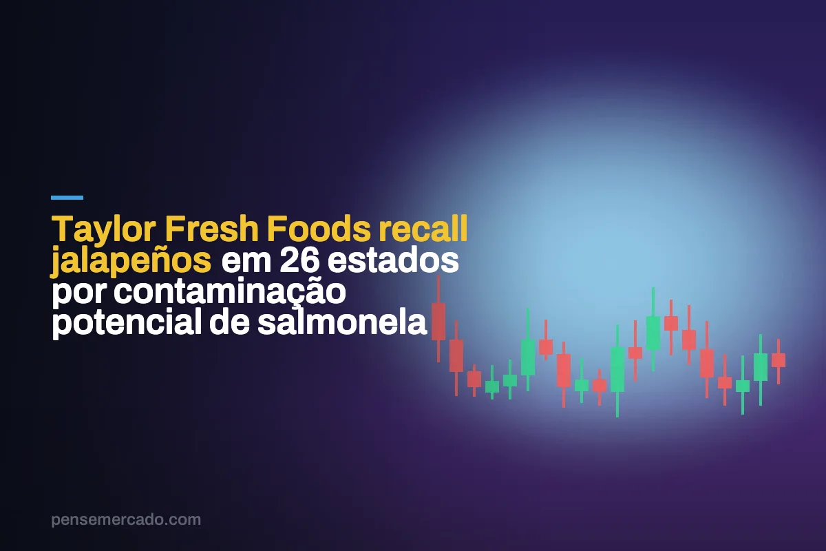 Taylor Fresh Foods recall jalapeños em 26 estados por contaminação potencial de salmonela