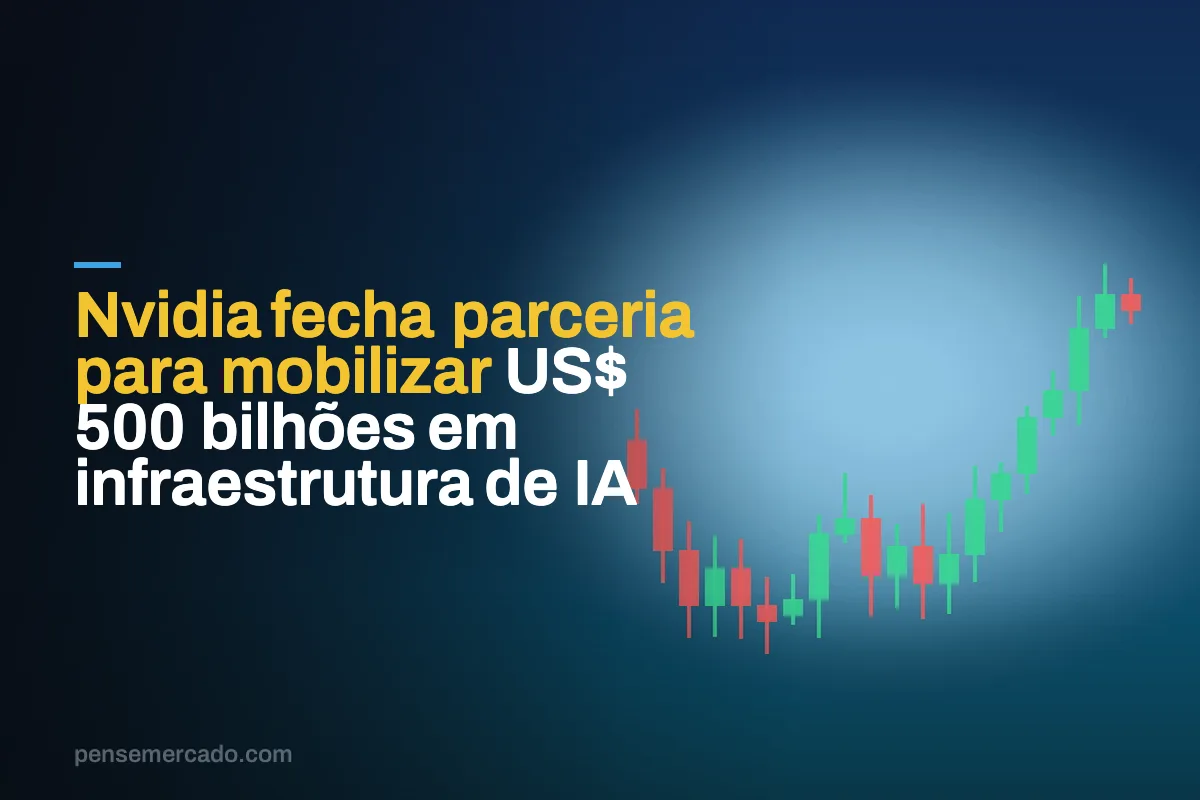 Nvidia fecha parceria para mobilizar US$ 500 bilhões em infraestrutura de IA