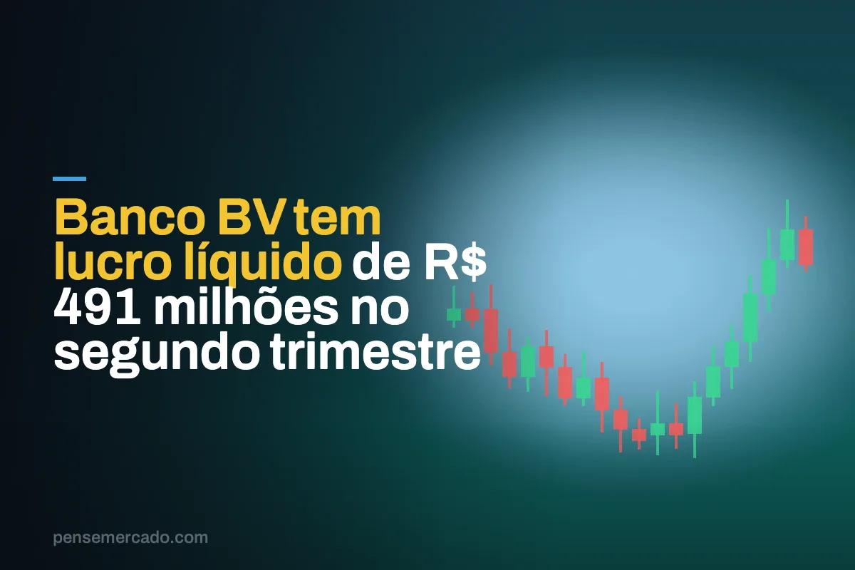 Banco BV tem lucro líquido de R$ 491 milhões no segundo trimestre