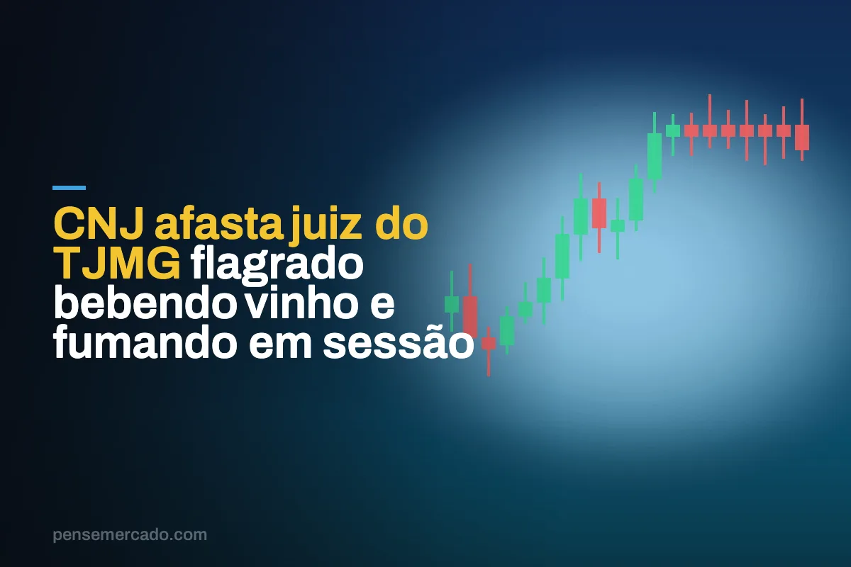 CNJ afasta juiz do TJMG flagrado bebendo vinho e fumando em sessão