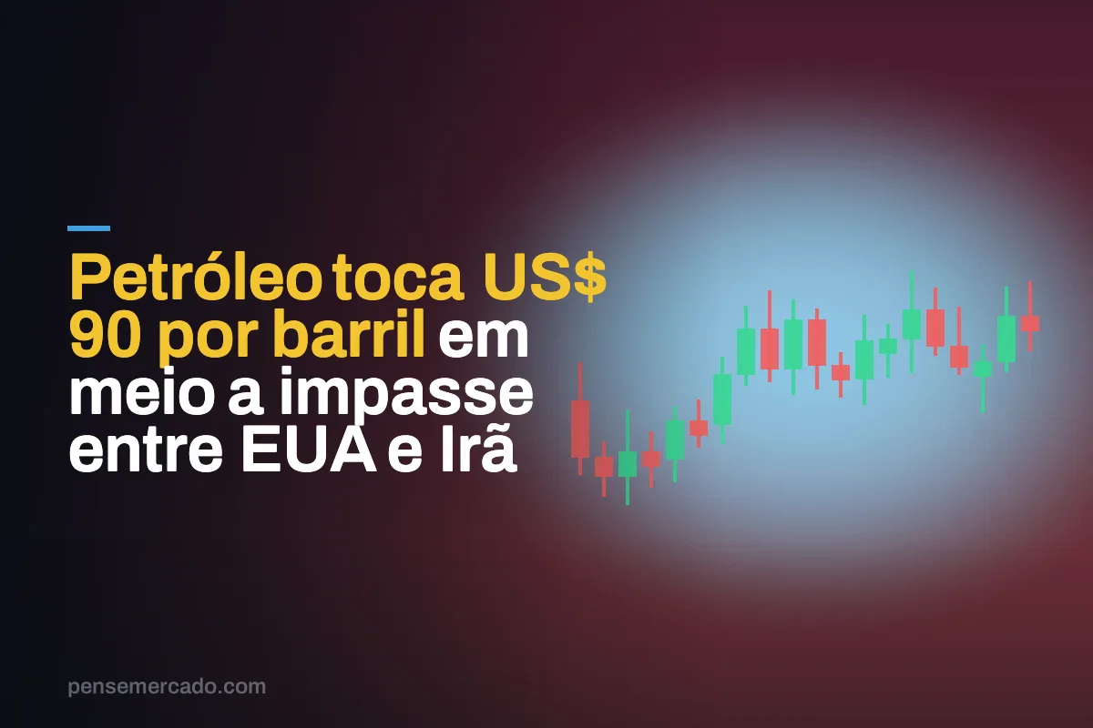 Petróleo toca US$ 90 por barril em meio a impasse entre EUA e Irã