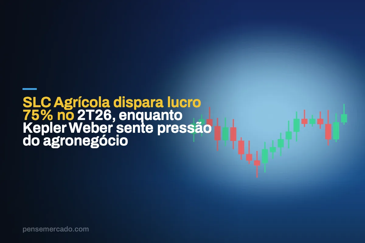 SLC Agrícola dispara lucro 75% no 2T26, enquanto Kepler Weber sente pressão do agronegócio