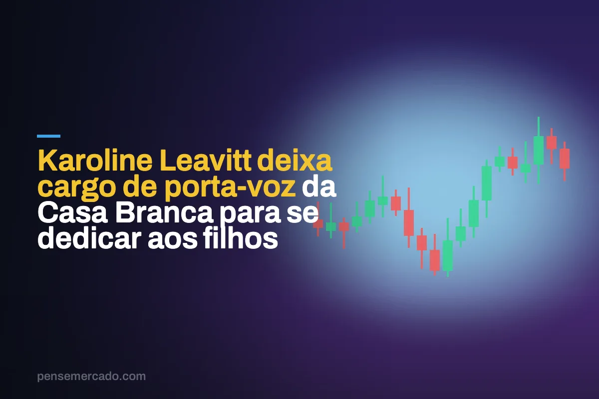 Karoline Leavitt deixa cargo de porta-voz da Casa Branca para se dedicar aos filhos