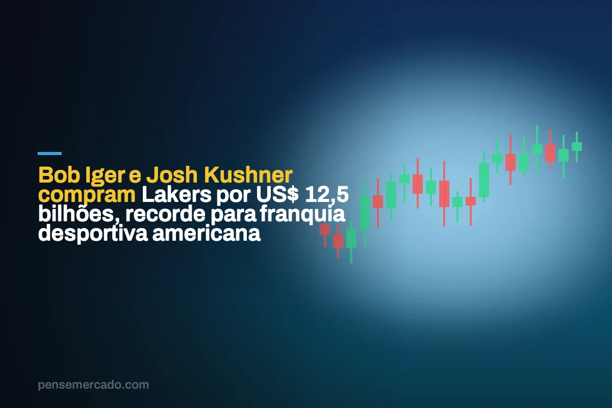 Bob Iger e Josh Kushner compram Lakers por US$ 12,5 bilhões, recorde para franquia desportiva americana