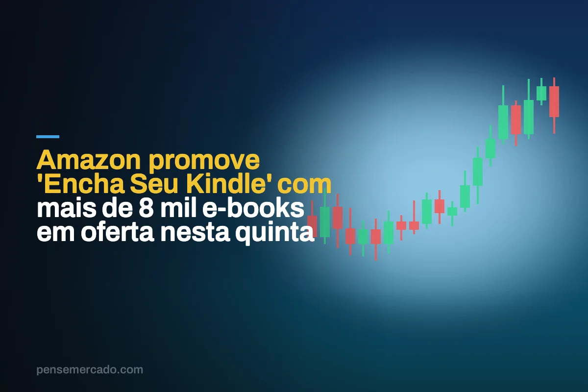 Amazon promove 'Encha Seu Kindle' com mais de 8 mil e-books em oferta nesta quinta