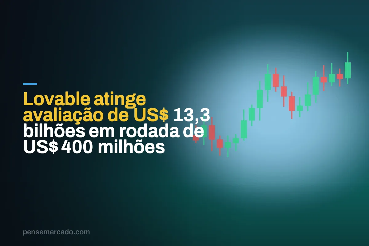 Lovable atinge avaliação de US$ 13,3 bilhões em rodada de US$ 400 milhões