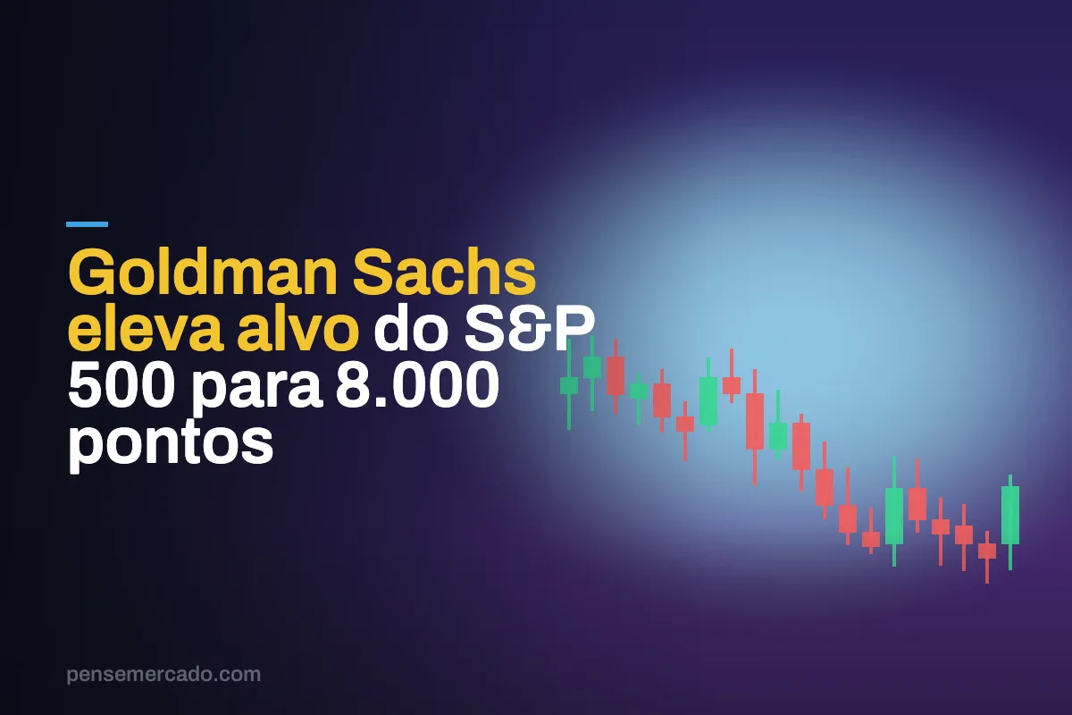 Goldman Sachs eleva alvo do S&P 500 para 8.000 pontos