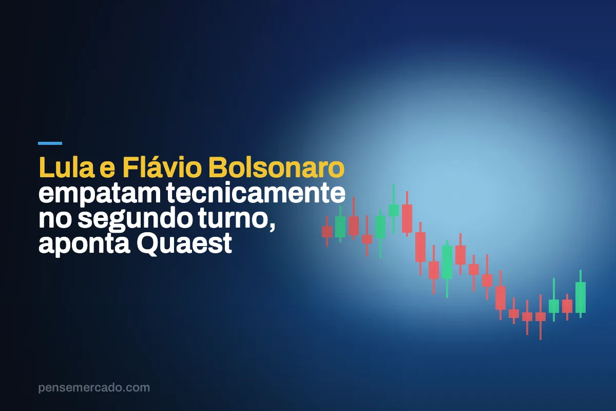 Lula e Flávio Bolsonaro empatam tecnicamente no segundo turno, aponta Quaest