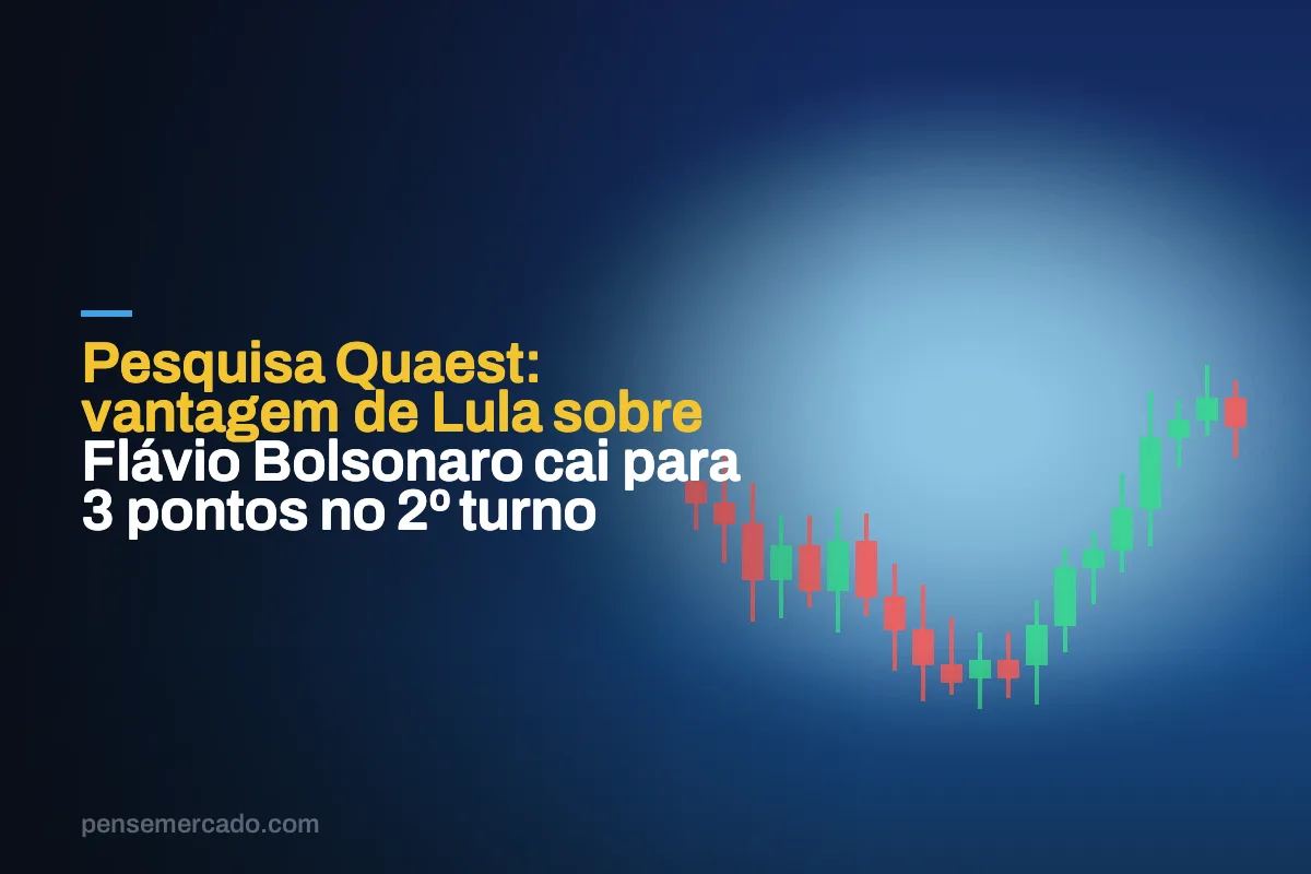 Pesquisa Quaest: vantagem de Lula sobre Flávio Bolsonaro cai para 3 pontos no 2º turno