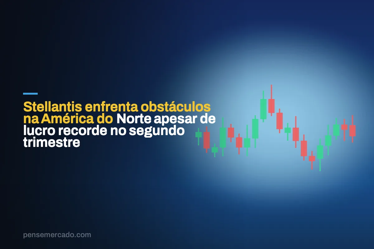Stellantis enfrenta obstáculos na América do Norte apesar de lucro recorde no segundo trimestre