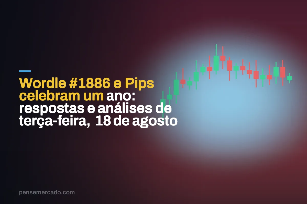 Wordle #1886 e Pips celebram um ano: respostas e análises de terça-feira, 18 de agosto