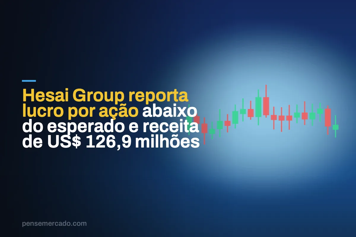 Hesai Group reporta lucro por ação abaixo do esperado e receita de US$ 126,9 milhões