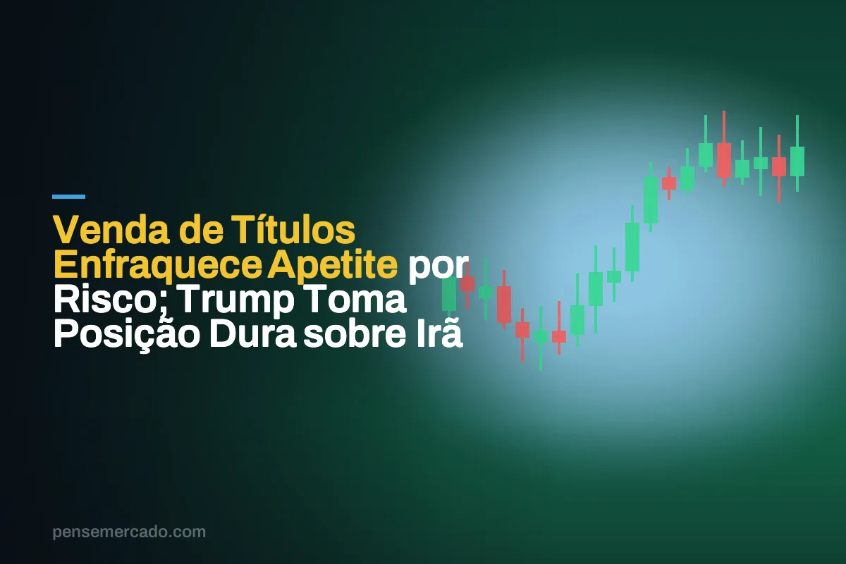 Venda de Títulos Enfraquece Apetite por Risco; Trump Toma Posição Dura sobre Irã