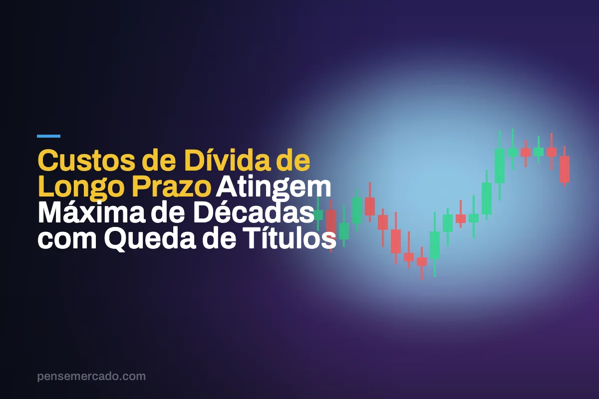 Custos de Dívida de Longo Prazo Atingem Máxima de Décadas com Queda de Títulos