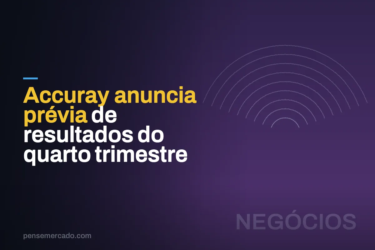 Accuray anuncia prévia de resultados do quarto trimestre