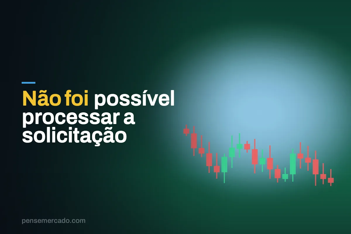 Não foi possível processar a solicitação