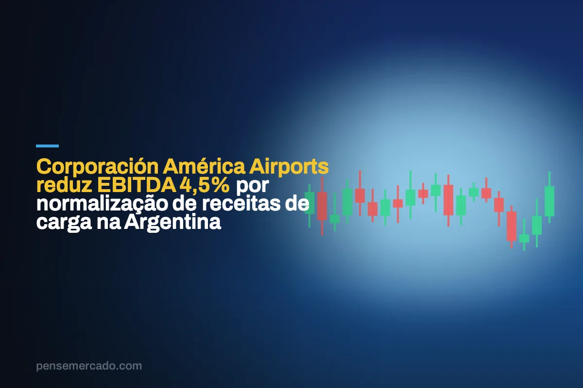 Corporación América Airports reduz EBITDA 4,5% por normalização de receitas de carga na Argentina