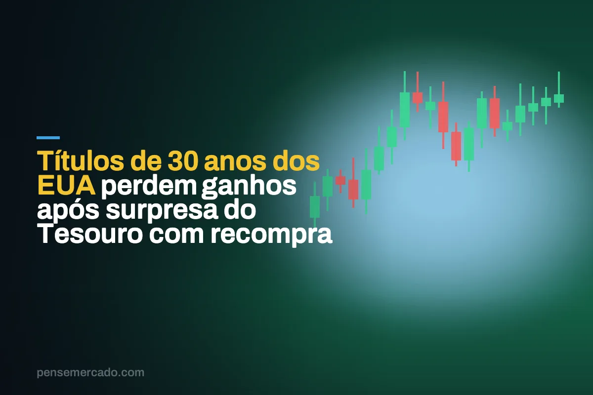 Títulos de 30 anos dos EUA perdem ganhos após surpresa do Tesouro com recompra
