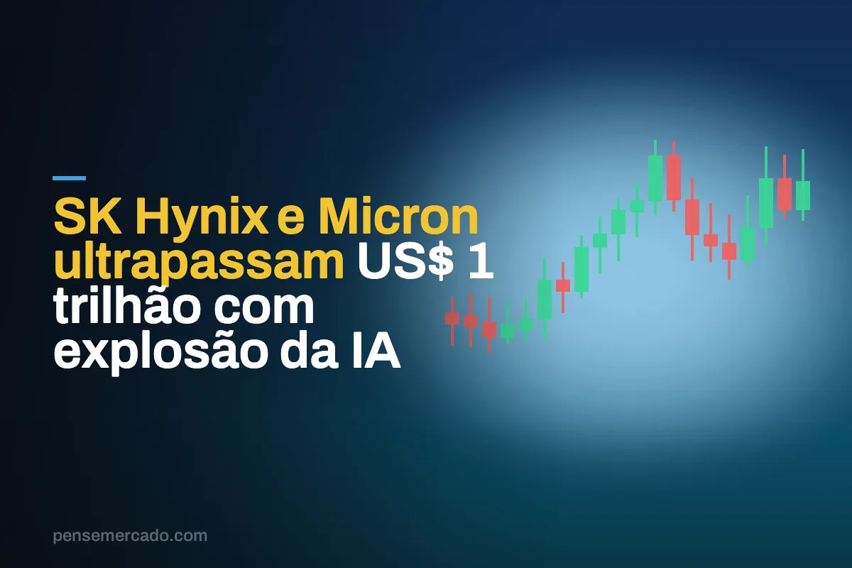 SK Hynix e Micron ultrapassam US$ 1 trilhão com explosão da IA