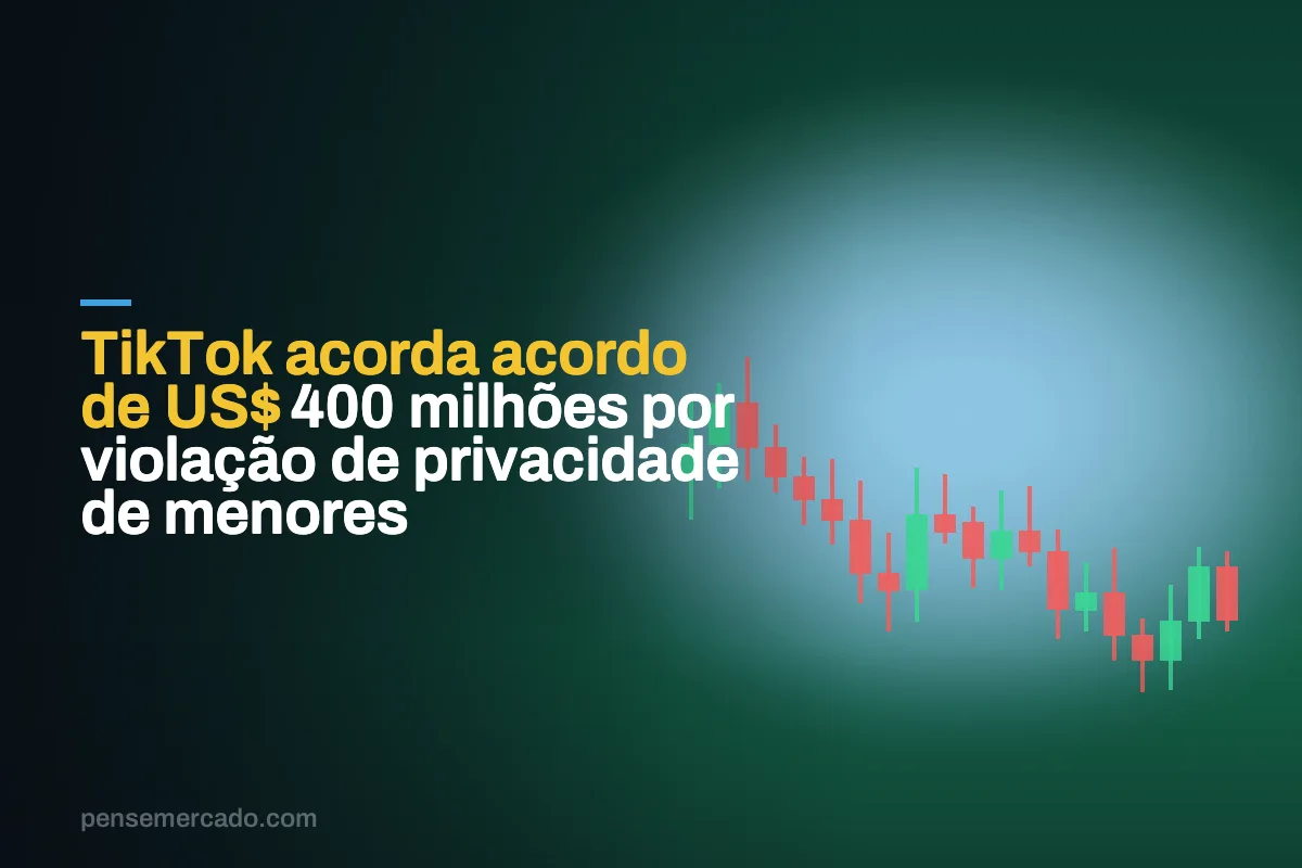 TikTok acorda acordo de US$ 400 milhões por violação de privacidade de menores