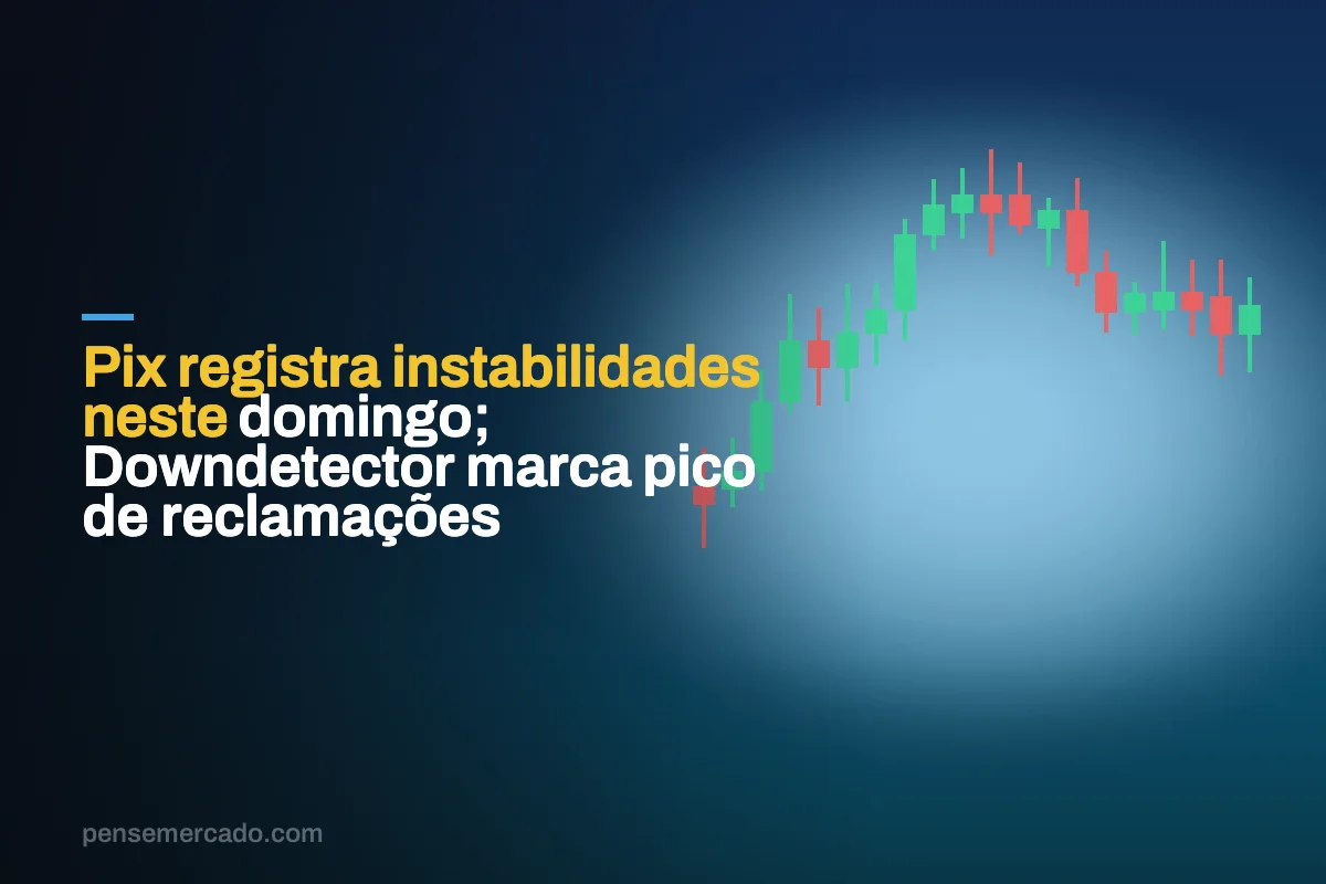 Pix registra instabilidades neste domingo; Downdetector marca pico de reclamações