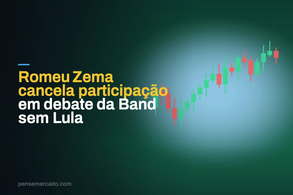 Romeu Zema cancela participação em debate da Band sem Lula