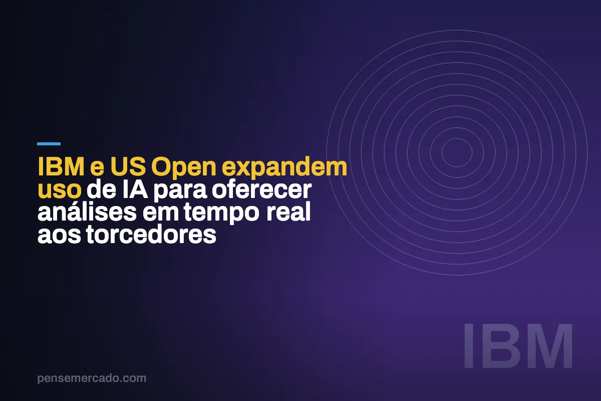 IBM e US Open expandem uso de IA para oferecer análises em tempo real aos torcedores