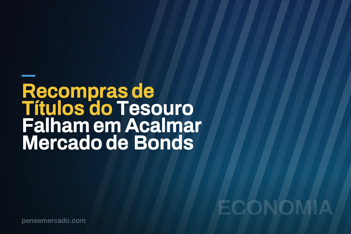 Recompras de Títulos do Tesouro Falham em Acalmar Mercado de Bonds