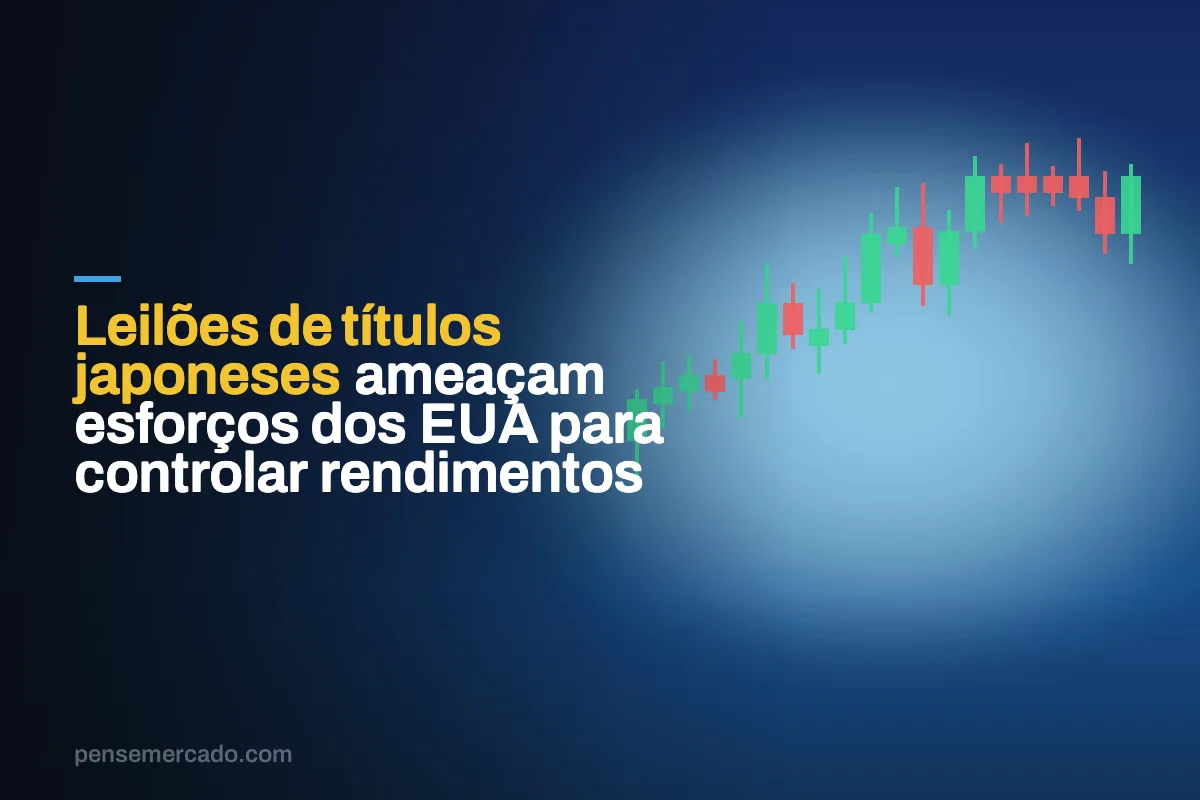 Leilões de títulos japoneses ameaçam esforços dos EUA para controlar rendimentos
