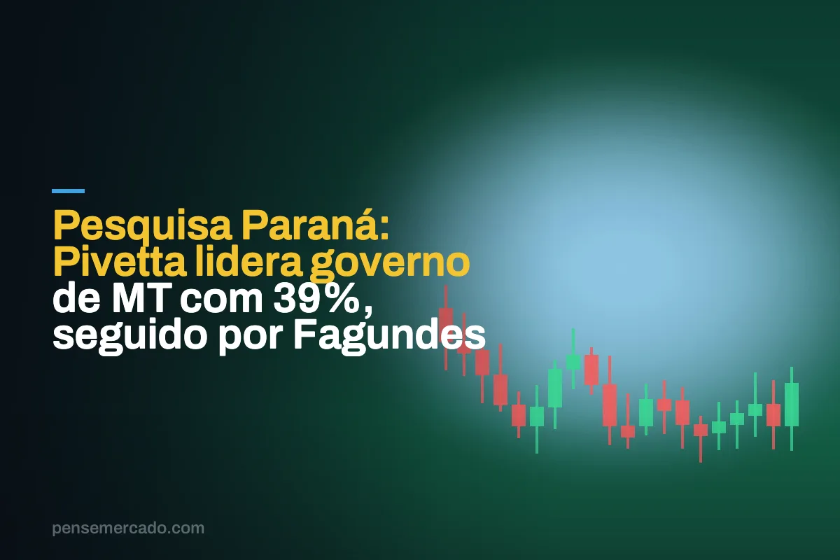 Pesquisa Paraná: Pivetta lidera governo de MT com 39%, seguido por Fagundes