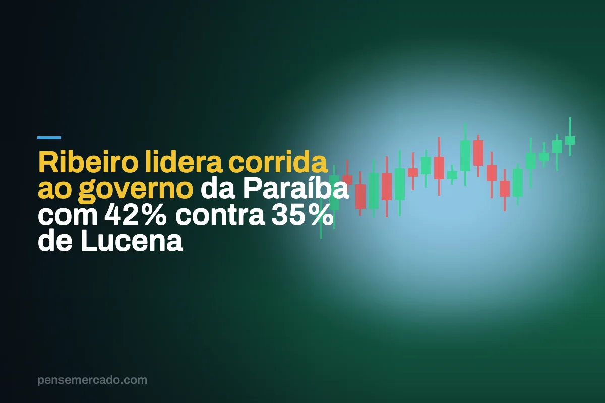 Ribeiro lidera corrida ao governo da Paraíba com 42% contra 35% de Lucena